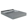 Dio 9 Inch Full Size Mattress Foundation Base Polyester Metal Frame By Casagear Home BM286444