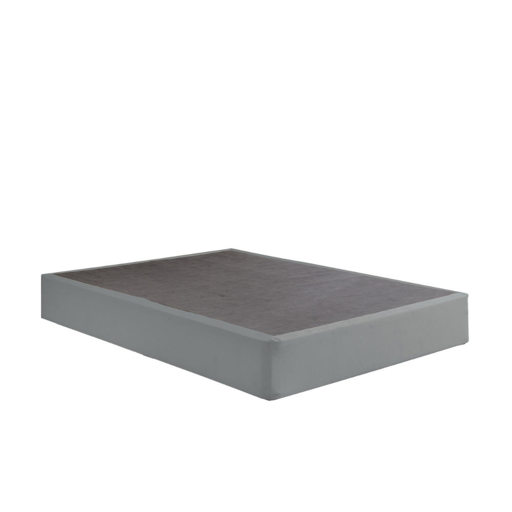 Dio 9 Inch Queen Folding Mattress Foundation Base Polyester Metal Frame By Casagear Home BM286446