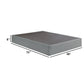 Dio 9 Inch Twin Folding Mattress Foundation Base Polyester Metal Frame By Casagear Home BM286447