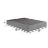 Dio 9 Inch Twin Folding Mattress Foundation Base Polyester Metal Frame By Casagear Home BM286447
