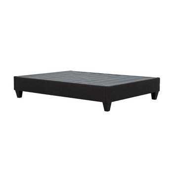 Cleo Bed Frame | California King | Solid Wood | Gray Linen