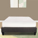 Tamy Bed Frame | 13" | Twin | Wood Base | Dark Gray Linen