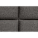 Rin Full Size Platform Bed Charcoal Gray Linen Upholstery Panel Headboard BM286483