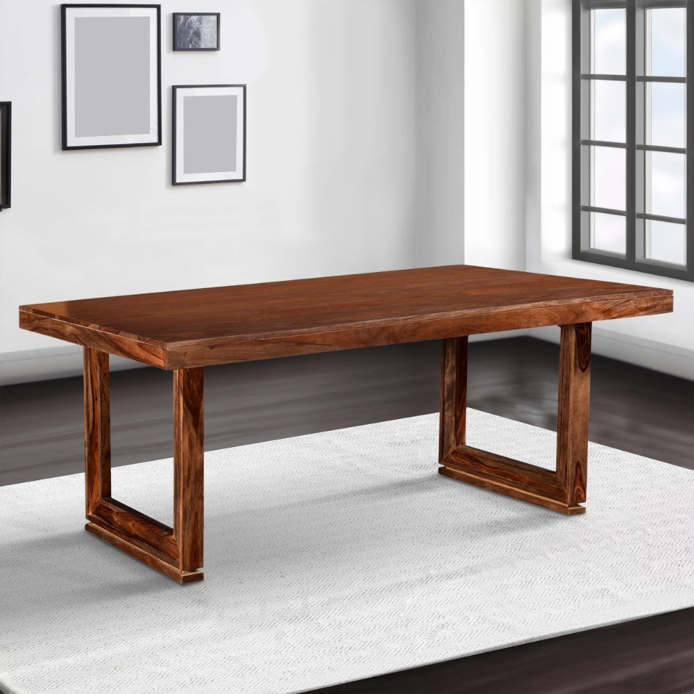 Sari Dining Table | 80" | Acacia Wood | Salvaged Look | Brown