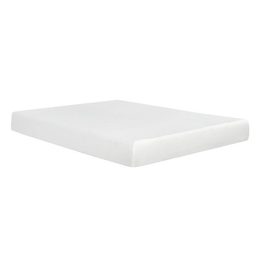 Bree 8 Inch Plush XL Twin Size Mattress with Gel Foam, Aloe Vera Infused