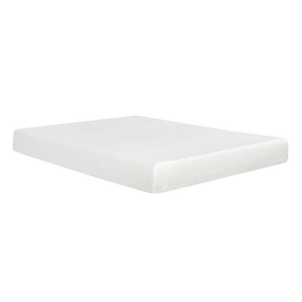 Bree 8 Inch Plush XL Twin Size Mattress with Gel Foam, Aloe Vera Infused