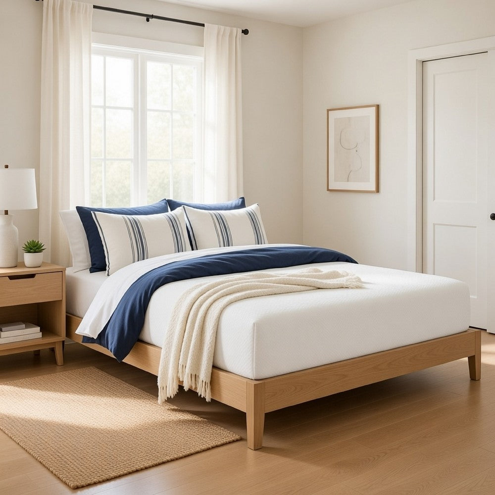 Bree 10 Inch Plush California King Mattress, Gel Foam Aloe Vera Infused
