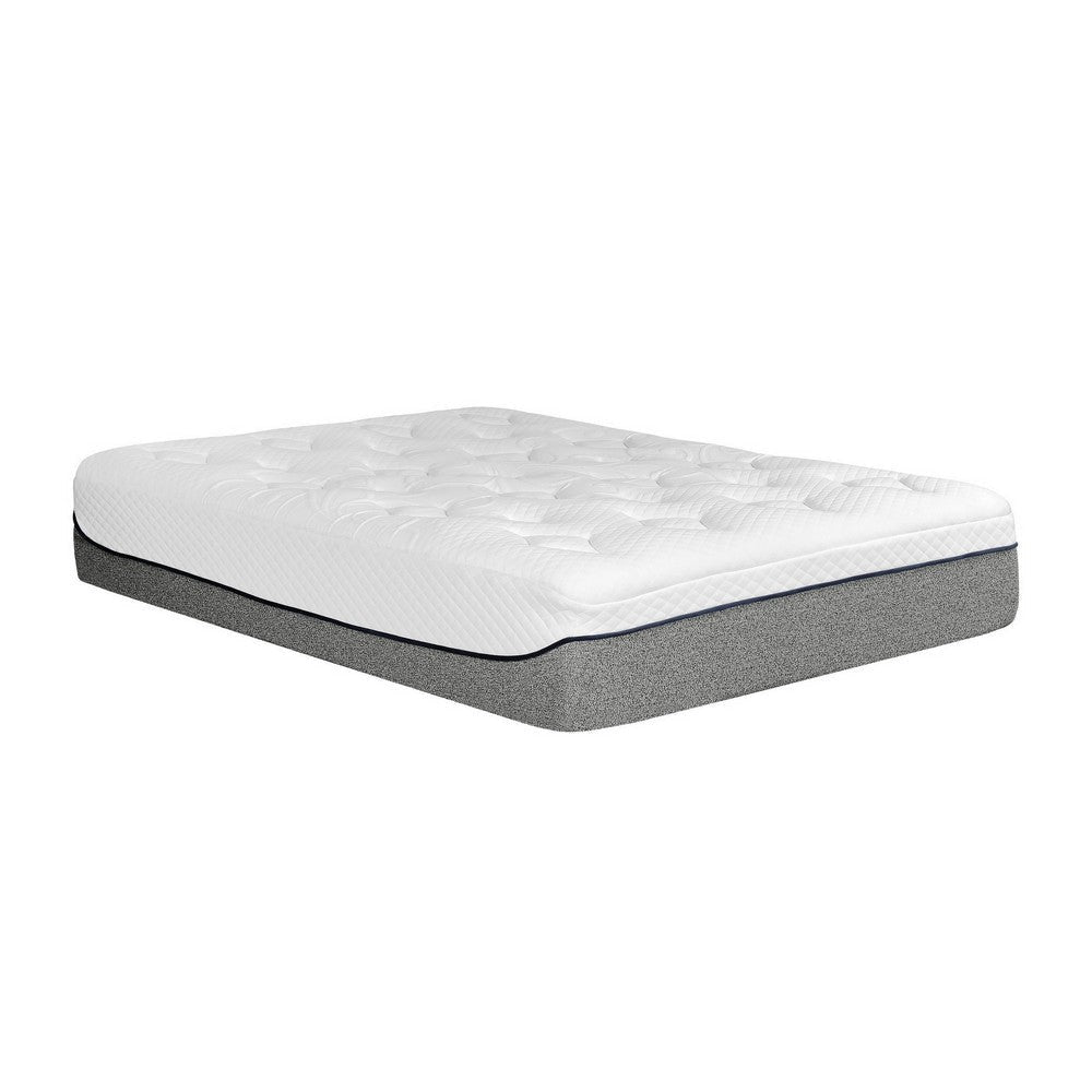 Bree 10 Inch Plush Twin Size Mattress with Cool Gel Foam, Aloe Vera Infused