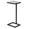 Ario Side Table | 23" | Marble Top | Modern Polished White