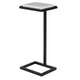 Ario Side Table | 23" | Marble Top | Modern Polished White
