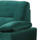 Exie 98 Inch 2 Piece Sectional Sofa Pull Out Bed Storage Green Velvet