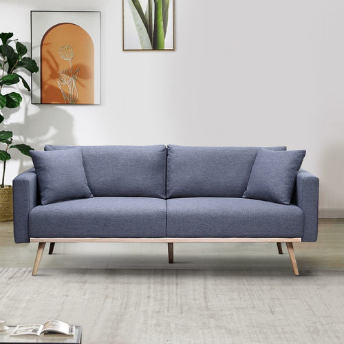 Mico Sofa | 75" | USB Ports | Side Pocket | Dark Gray
