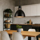 Nico Pendant Light | 10" | Bronze Metal Shade | Modern