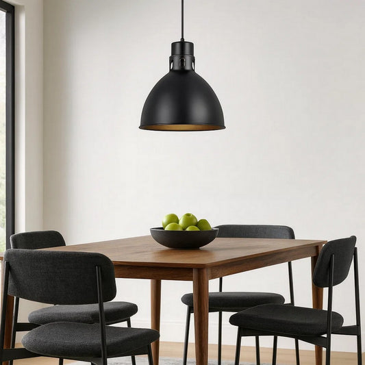 Nico Pendant Light | 10" | Bronze Metal Shade | Modern