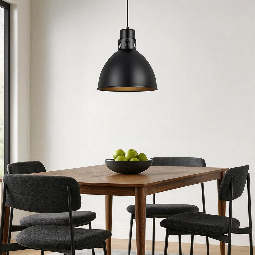 Nico Pendant Light | 10" | Bronze Metal Shade | Modern