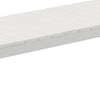 Theo Outdoor Bench | 53’’ | Aluminum | White Plank Style Seat BM287720