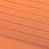 Meta Dining Table | 95" | Extendable | Orange Aluminum Plank Top