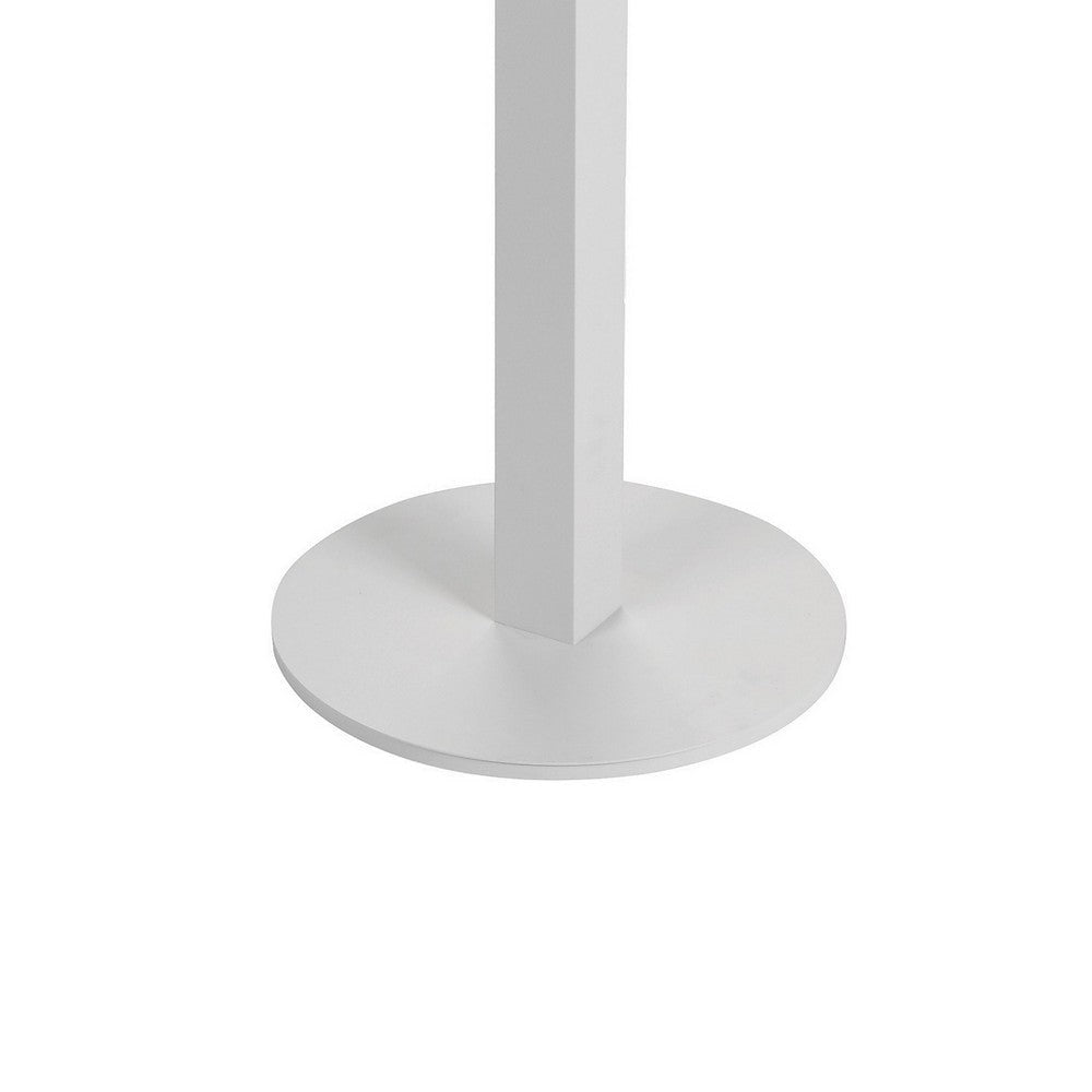 Keli Bar Table | 43’’ | Foldable | White Aluminum Frame