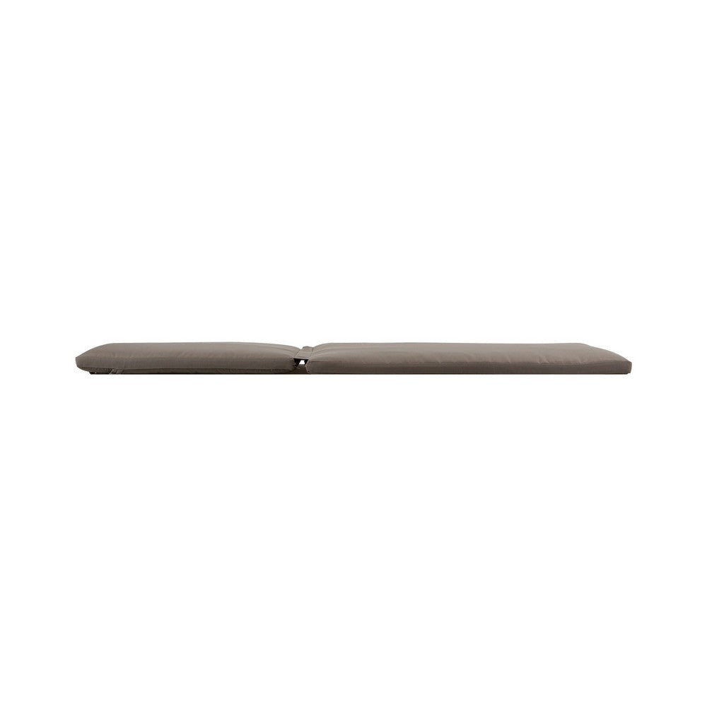 Lounger Cushion | 76 x 25 | 2’’ Thick | Gray Outdoor Fabric BM287746