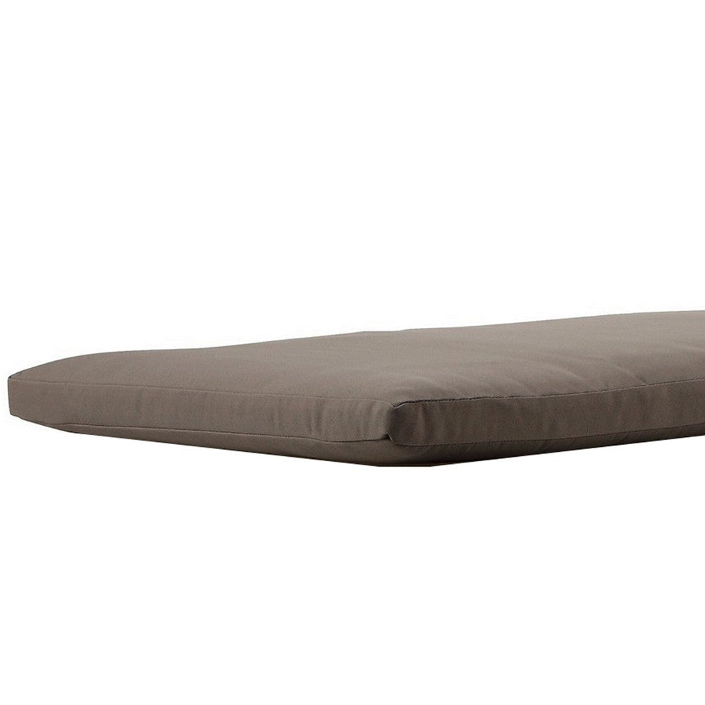 Lounger Cushion | 76 x 25 | 2’’ Thick | Gray Outdoor Fabric BM287746