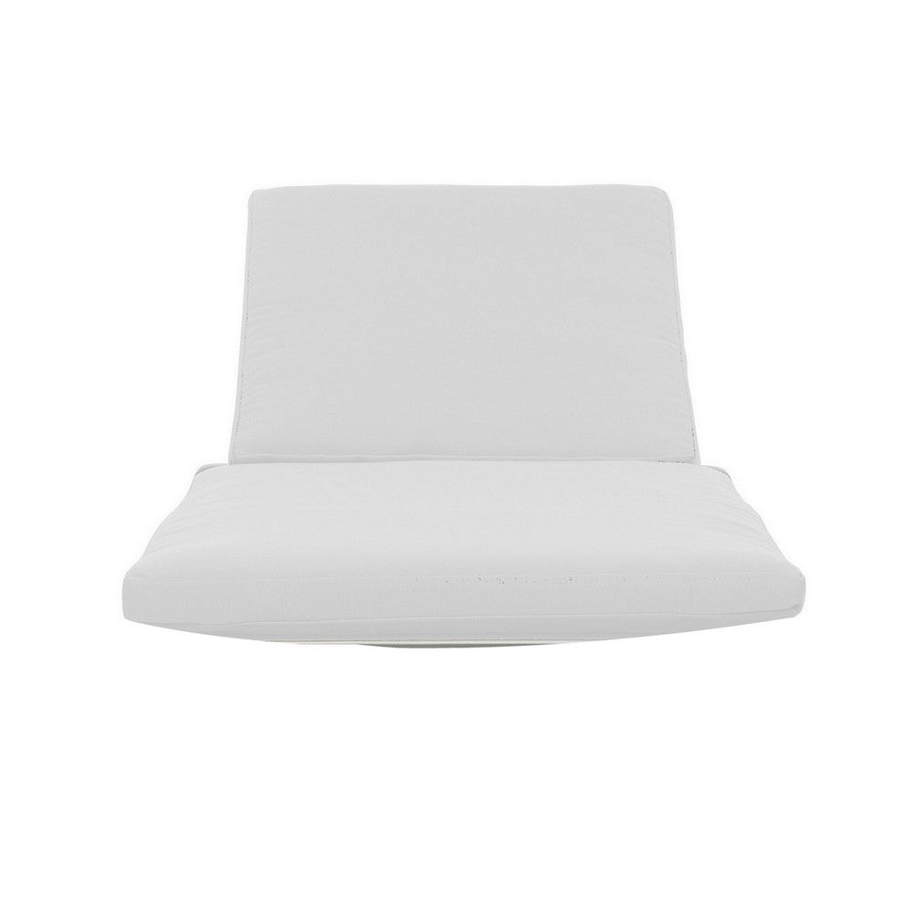 Edie Lounger Cushion | 76" | Outdoor | White