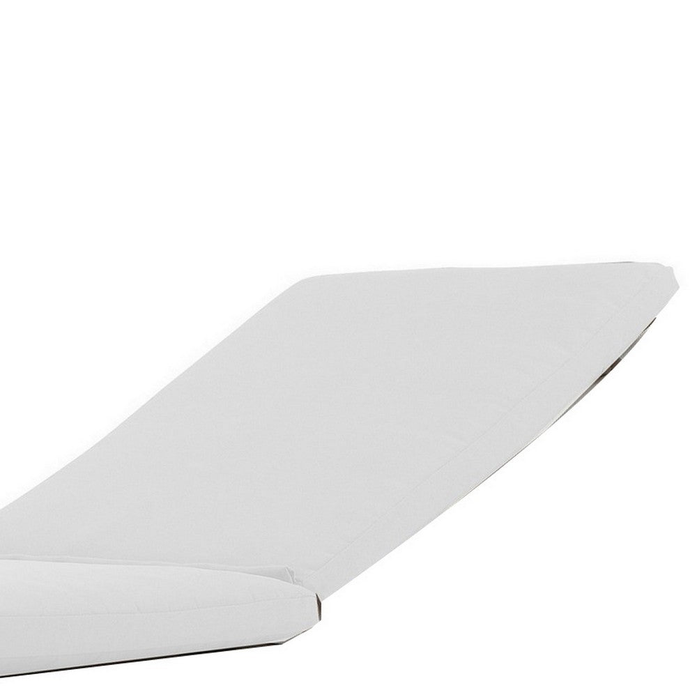 Edie Lounger Cushion | 76" | Outdoor | White