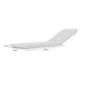 Edie Lounger Cushion | 76" | Outdoor | White