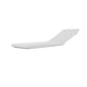 Edie Lounger Cushion | 76" | Outdoor | White