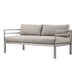 Billy Outdoor Sofa | 65" | Gray Aluminum | Fabric Cushions