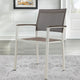 Fifi Dining Chairs | 21’’ | Set of 6 | Gray Textilene | Aluminum BM287791