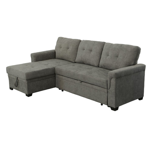 Elliot Sectional Sofa | 84" | Sleeper | Storage Chaise | Soft