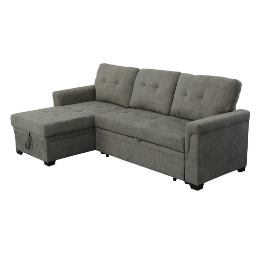 Elliot Sectional Sofa | 84" | Sleeper | Storage Chaise | Soft