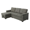 Elliot Sectional Sofa | 84" | Sleeper | Storage Chaise | Soft