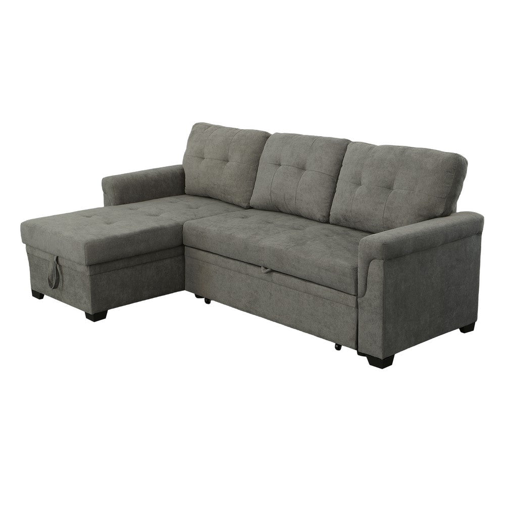 Elliot Sectional Sofa | 84" | Sleeper | Storage Chaise | Soft