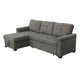 Elliot Sectional Sofa | 84" | Sleeper | Storage Chaise | Soft