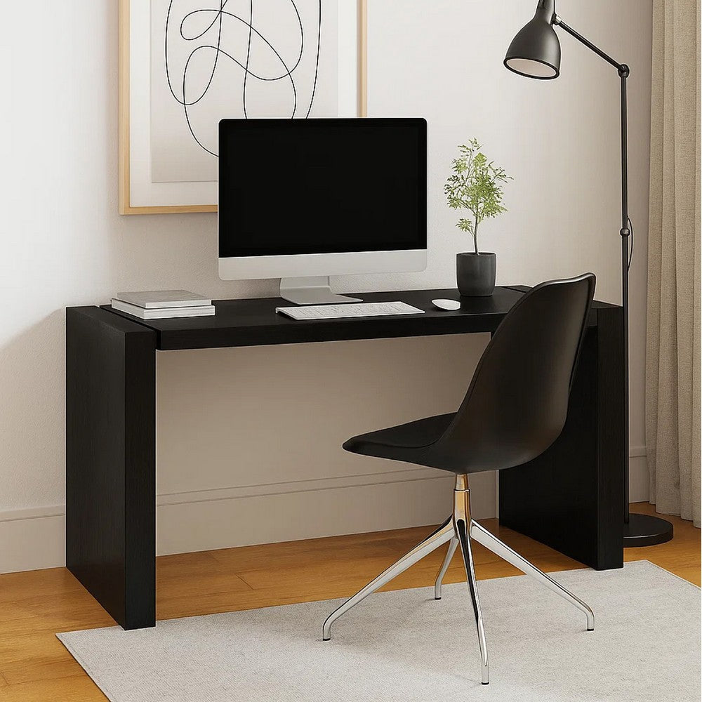 Lulu Computer Desk | 28’’ | Panel Legs | Wenge Finish BM288180