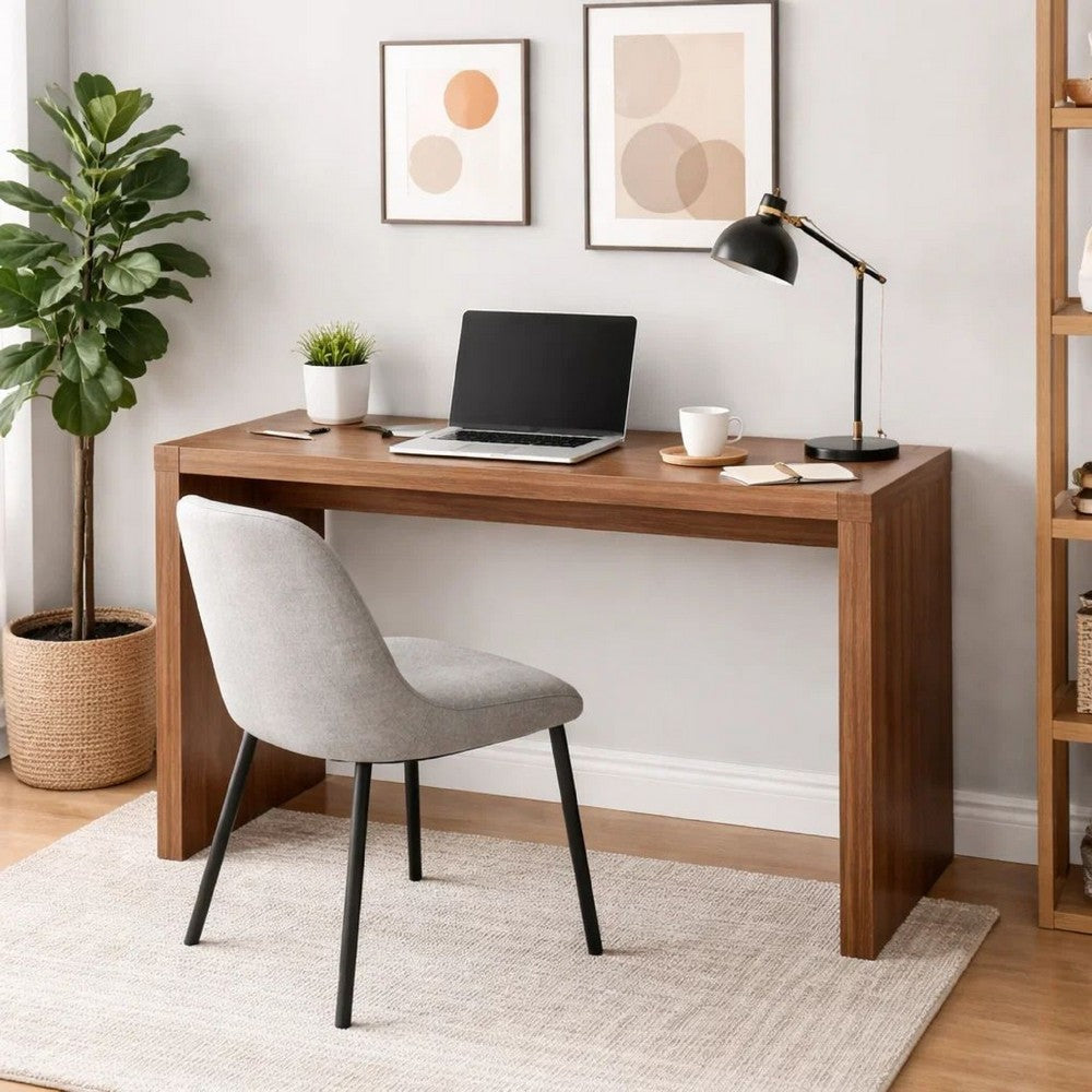 Joey Bar Table | 60" | Lacquered Brown | Composite Wood