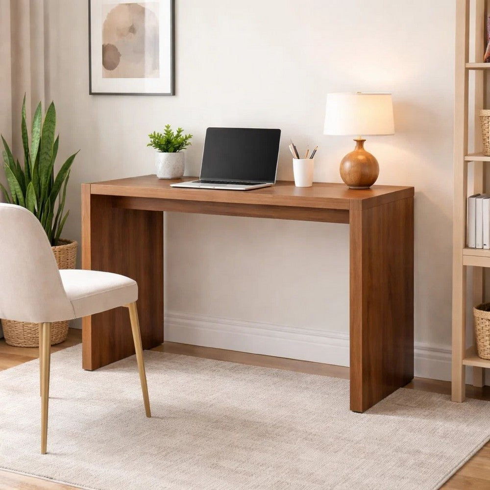 Joey Bar Table | 60" | Lacquered Brown | Composite Wood