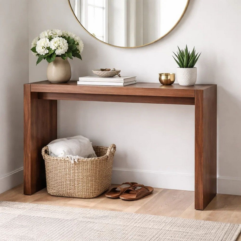 Joey Bar Table | 60" | Lacquered Brown | Composite Wood