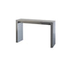 Joey Bar Table | 60" | Lacquered Gray | Composite Wood