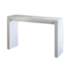 Joey Bar Table | 60" | Lacquered White | Composite Wood