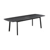Dene Dining Table | 79–98" | Extendable | Black Brushed Oak