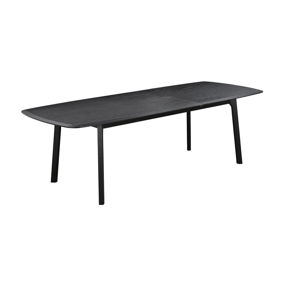 Dene Dining Table | 79–98" | Extendable | Black Brushed Oak
