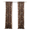 Athens Curtain Panel | 84" | Brown Jacobean | Microfiber