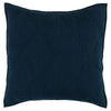 Hara Euro Pillow Sham | 26" | Hand Quilted | Dark Blue