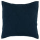 Hara Euro Pillow Sham | 26" | Hand Quilted | Dark Blue