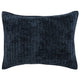 Lipa Pillow Sham | 20 x 26 | Hand Stitched | Quilted Blue Velvet