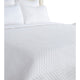 Kahn Hand Quilted Lumbar King Size Pillow Sham Self Binding Matte White By Casagear Home BM293256