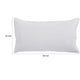 Kahn Hand Quilted Lumbar King Size Pillow Sham Self Binding Matte White By Casagear Home BM293256