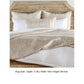 Lipa 96 x 108 Hand Stitched King Quilt with Polyfill and Velvet Beige By Casagear Home BM293268